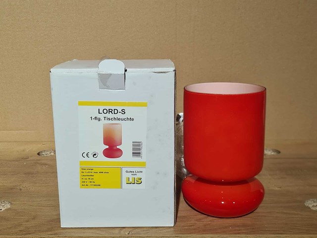 Lis lord s red 10x nachtlamp - afbeelding 1 van  1