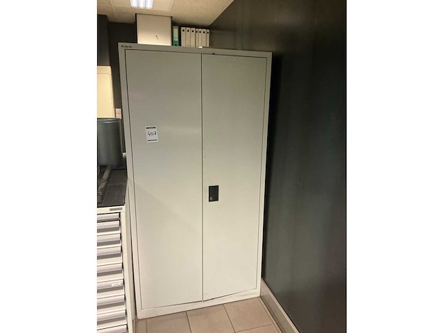 Lista 2-deurs metalen archiefkast - afbeelding 2 van  5