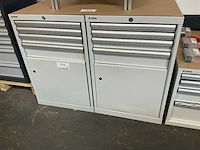 Lista 4-laden materiaalkast (2x) - afbeelding 2 van  7