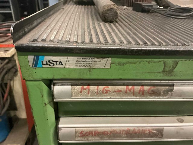 Lista 8- laden werkplaatskast - afbeelding 4 van  9