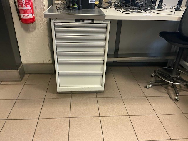 Lista bureau met ladekast - afbeelding 2 van  4