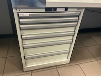 Lista hoekopgesteld bureau met 1 ladekast - afbeelding 3 van  4