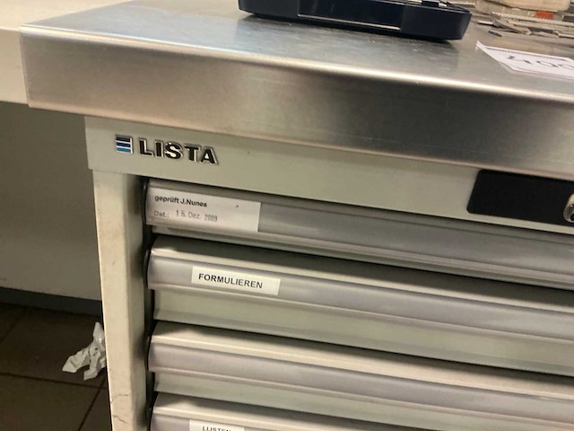 Lista hoekopgesteld bureau met 2 ladekasten - afbeelding 3 van  9