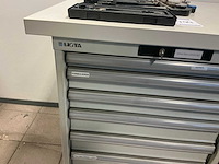 Lista hoekopgesteld bureau met 2 ladekasten - afbeelding 5 van  9