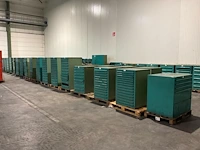 Lista industriële ladenkasten met tools, frezen en opspangereedschap