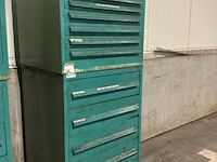 Lista industriële metalen ladekast (2x) - afbeelding 3 van  9