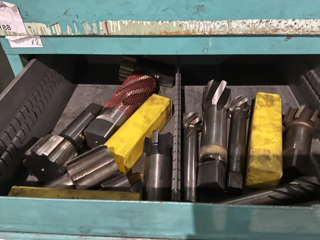 Lista industriële metalen ladekast (2x) - afbeelding 4 van  9