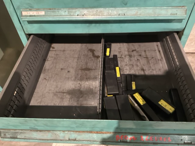 Lista industriële metalen ladekast (2x) - afbeelding 6 van  9