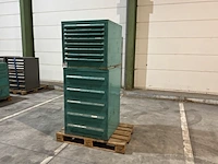 Lista industriële metalen ladekast (2x)
