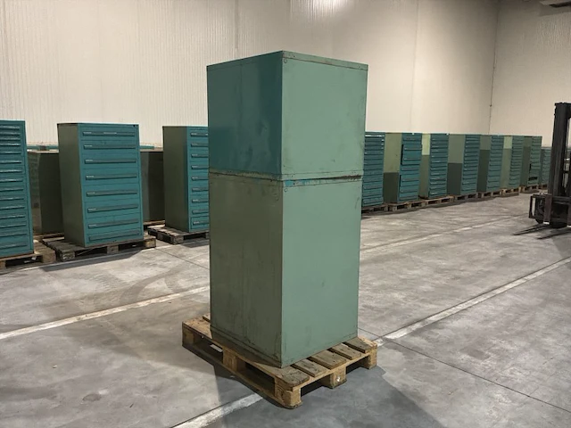 Lista industriële metalen ladekast (2x) - afbeelding 3 van  6
