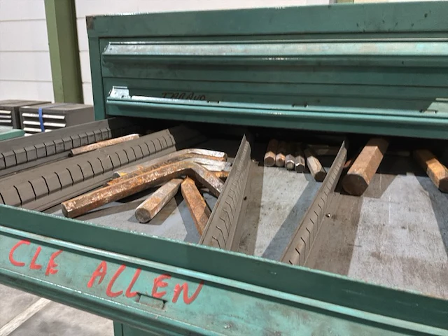 Lista industriële metalen ladekast (2x) - afbeelding 6 van  14