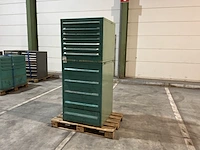 Lista industriële metalen ladekast (2x)