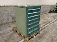 Lista industriële metalen ladekast - afbeelding 6 van  12