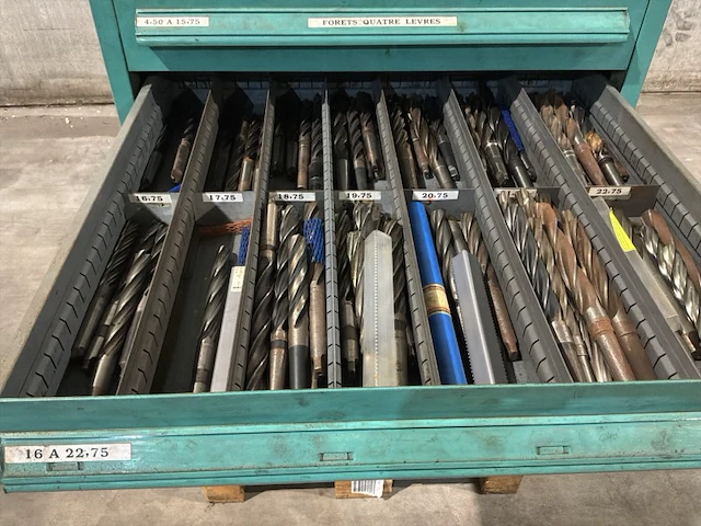 Lista industriële metalen ladekast - afbeelding 10 van  12