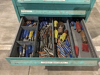 Lista industriële metalen ladekast - afbeelding 2 van  12