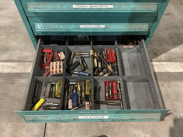 Lista industriële metalen ladekast - afbeelding 4 van  12