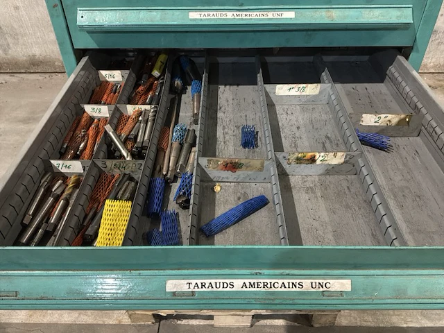 Lista industriële metalen ladekast - afbeelding 9 van  12