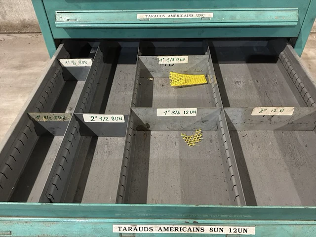 Lista industriële metalen ladekast - afbeelding 10 van  12