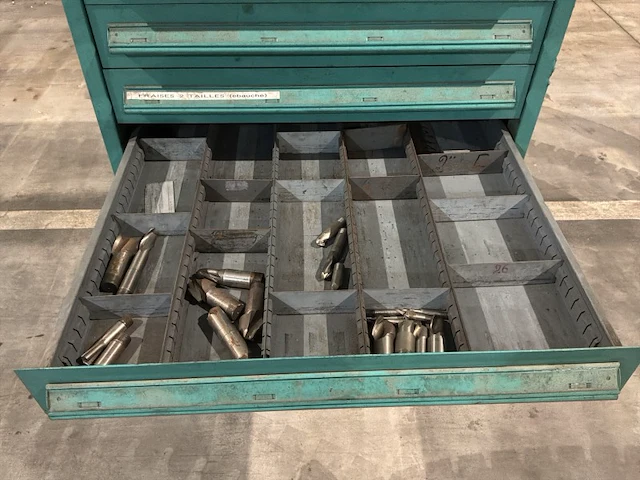 Lista industriële metalen ladekast - afbeelding 2 van  14