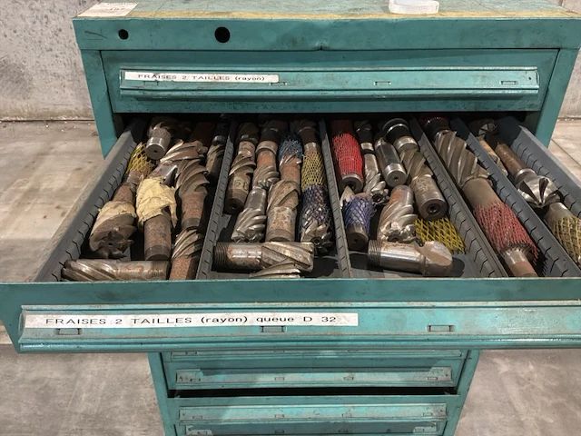 Lista industriële metalen ladekast - afbeelding 11 van  14