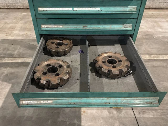 Lista industriële metalen ladekast - afbeelding 2 van  13