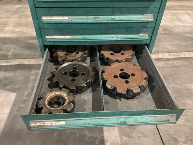 Lista industriële metalen ladekast - afbeelding 3 van  13