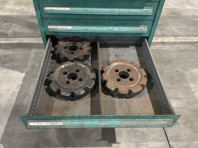 Lista industriële metalen ladekast - afbeelding 4 van  13