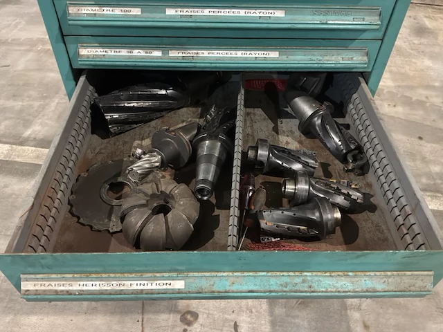 Lista industriële metalen ladekast - afbeelding 2 van  12