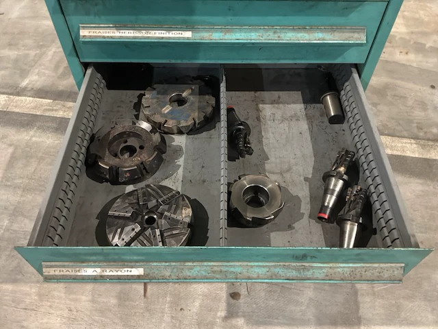 Lista industriële metalen ladekast - afbeelding 3 van  12
