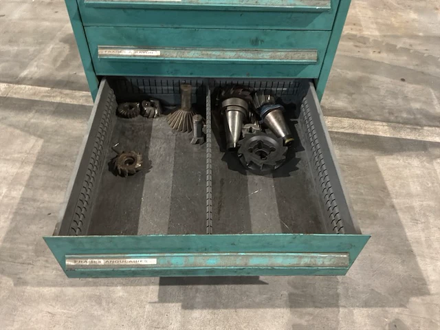 Lista industriële metalen ladekast - afbeelding 4 van  12