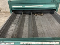 Lista industriële metalen ladekast - afbeelding 9 van  12