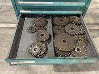 Lista industriële metalen ladekast - afbeelding 4 van  16