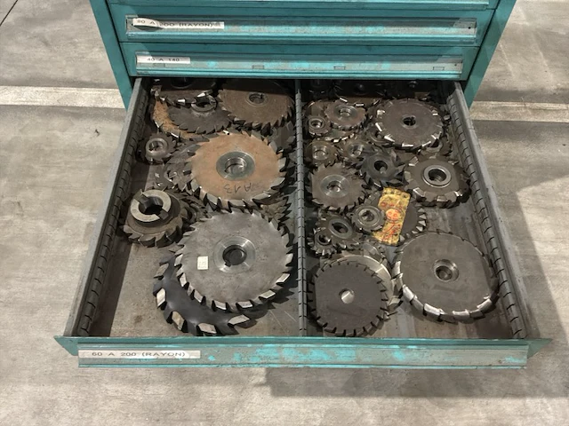 Lista industriële metalen ladekast - afbeelding 6 van  16