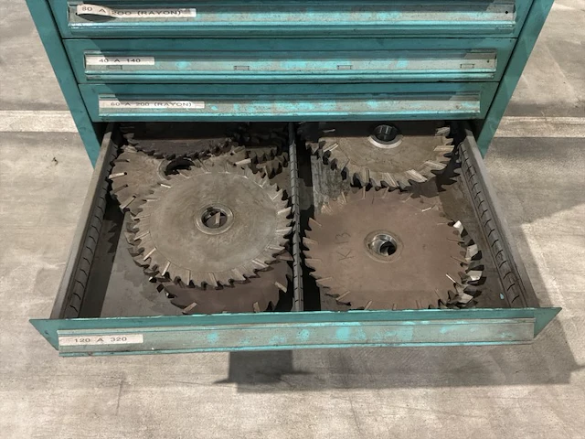 Lista industriële metalen ladekast - afbeelding 7 van  16