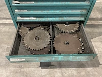 Lista industriële metalen ladekast - afbeelding 7 van  16