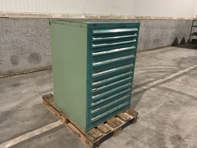Lista industriële metalen ladekast - afbeelding 9 van  16