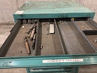 Lista industriële metalen ladekast - afbeelding 12 van  16