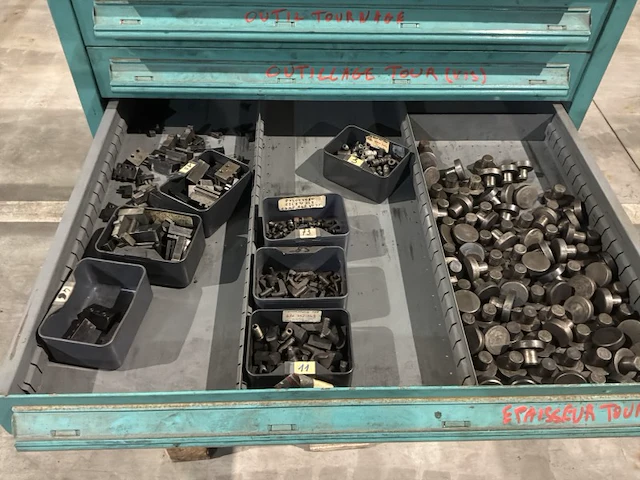 Lista industriële metalen ladekast - afbeelding 2 van  15