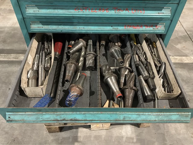 Lista industriële metalen ladekast - afbeelding 3 van  15