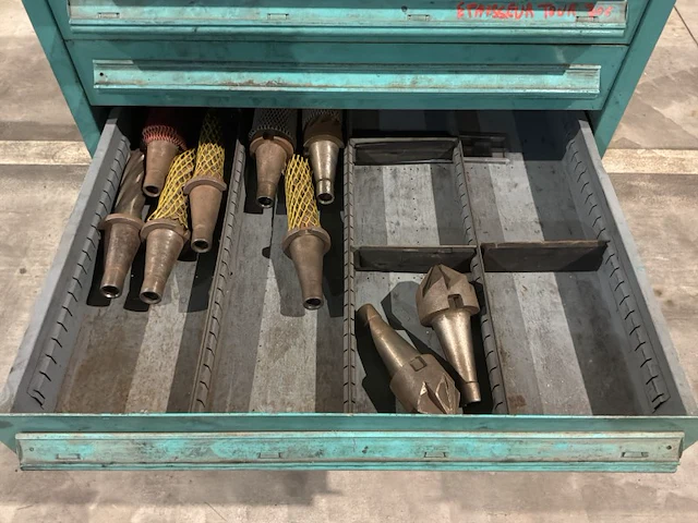 Lista industriële metalen ladekast - afbeelding 4 van  15