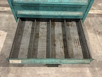 Lista industriële metalen ladekast - afbeelding 6 van  15