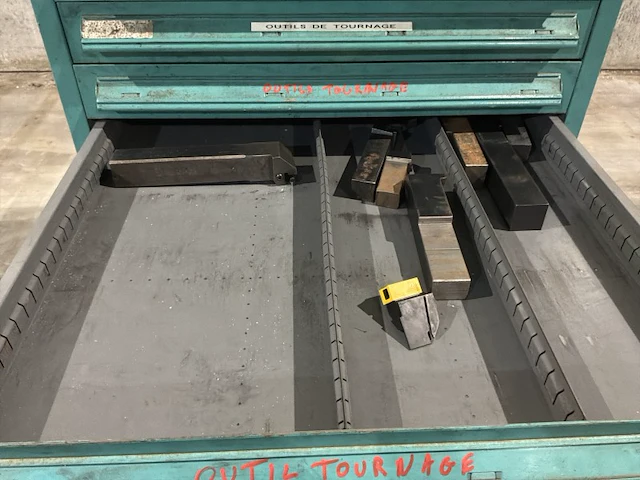 Lista industriële metalen ladekast - afbeelding 14 van  15
