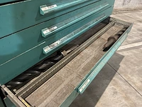 Lista industriële metalen ladekast - afbeelding 3 van  14