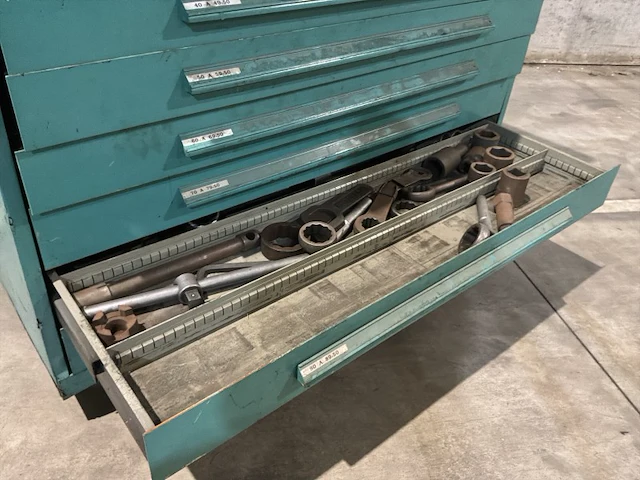 Lista industriële metalen ladekast - afbeelding 5 van  14