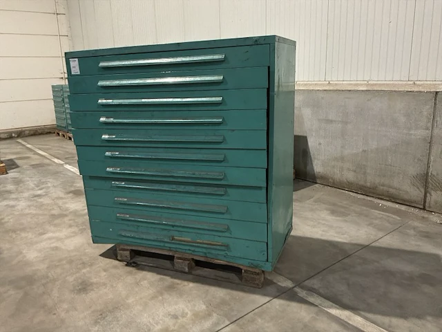 Lista industriële metalen ladekast - afbeelding 1 van  14