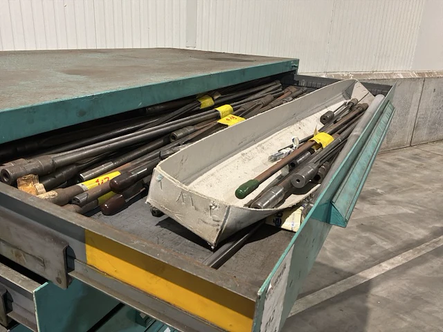 Lista industriële metalen ladekast - afbeelding 10 van  14