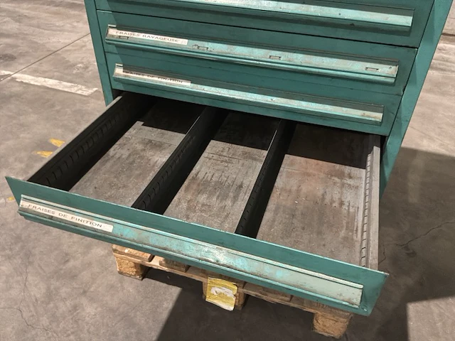 Lista industriële metalen ladekast - afbeelding 2 van  13