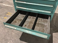 Lista industriële metalen ladekast - afbeelding 3 van  13