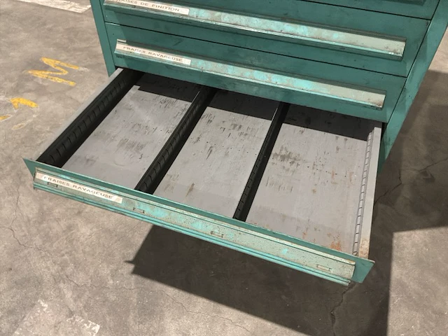 Lista industriële metalen ladekast - afbeelding 4 van  13