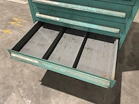 Lista industriële metalen ladekast - afbeelding 4 van  13